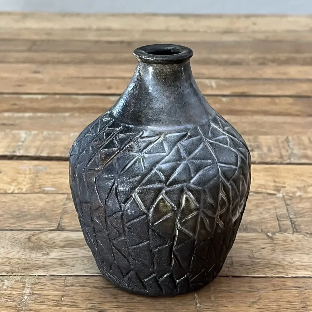 Handcrafted Ceramic Vase 4.75